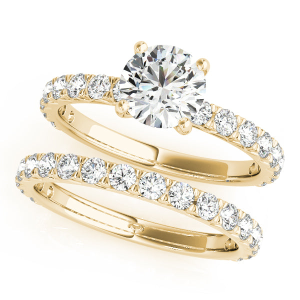 French Cut Solitaire Engagement Ring