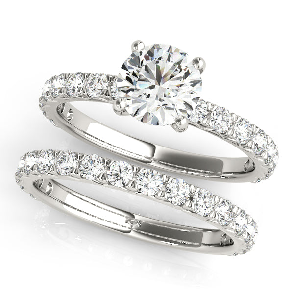 French Cut Solitaire Engagement Ring