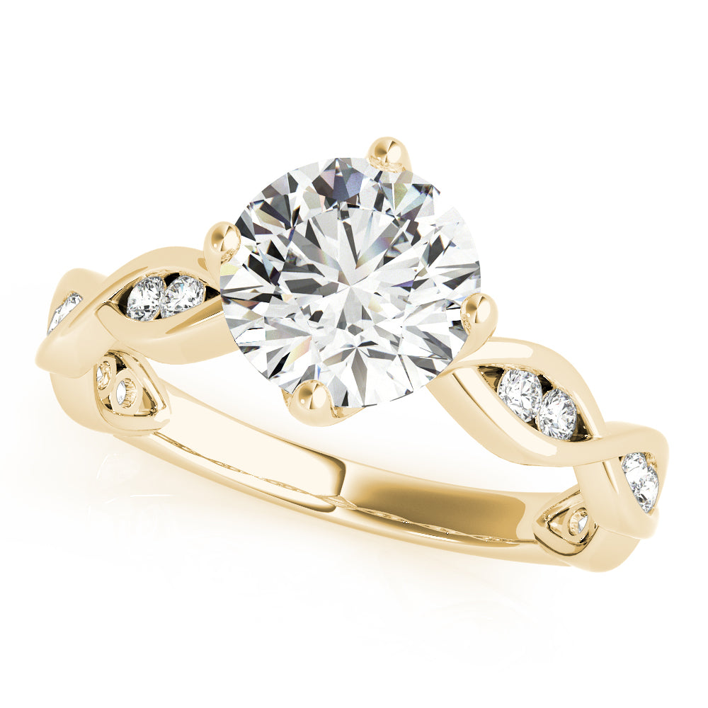 TWISTED SHANK ENGAGEMENT RING