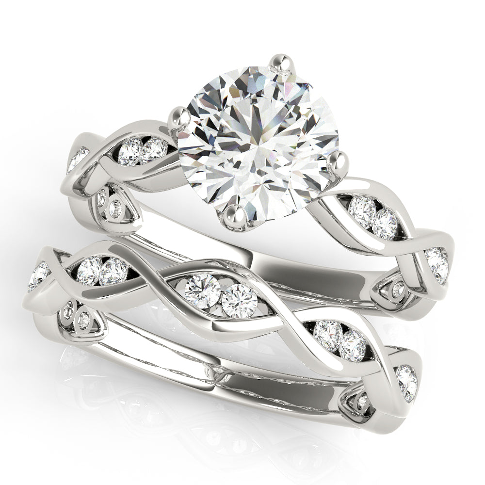 TWISTED SHANK ENGAGEMENT RING