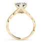 TWISTED SHANK ENGAGEMENT RING