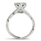 TWISTED SHANK ENGAGEMENT RING