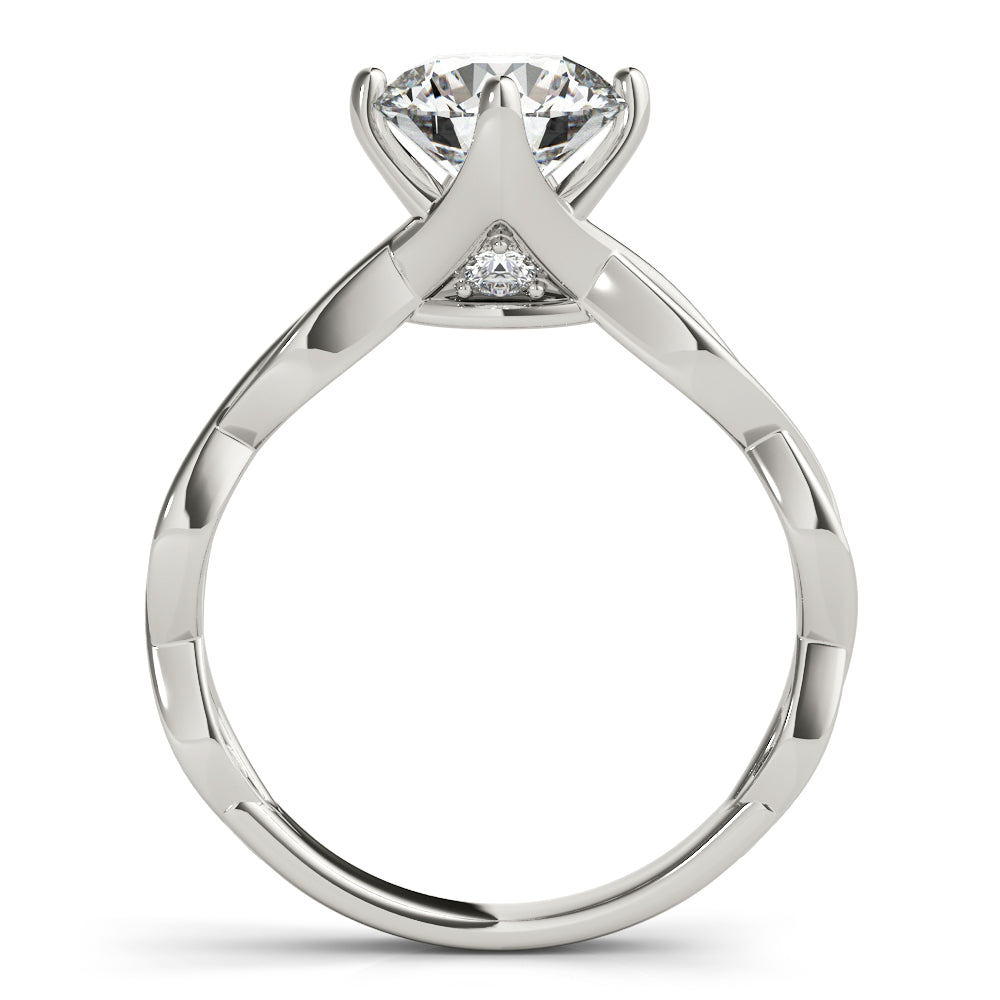 TWISTED SHANK ENGAGEMENT RING