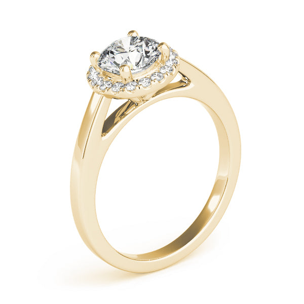 ROUND HALO ENGAGEMENT RING