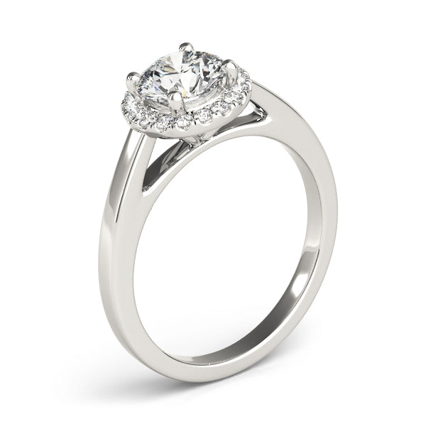 ROUND HALO ENGAGEMENT RING