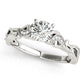 ENGAGEMENT RING WITH TWISTED SHANK