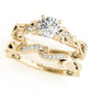 ENGAGEMENT RING WITH TWISTED SHANK