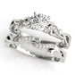 ENGAGEMENT RING WITH TWISTED SHANK