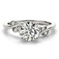 Floral Bypass Engagement Ring