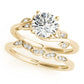 Floral Bypass Engagement Ring
