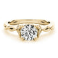 Round Twisting Engagement Ring