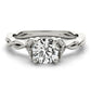 Round Twisting Engagement Ring