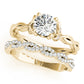 Round Twisting Engagement Ring