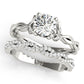 Round Twisting Engagement Ring