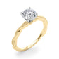 Twisting Milgrain Engagement Ring