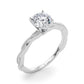 Twisting Milgrain Engagement Ring