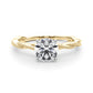 Twisting Milgrain Engagement Ring