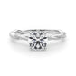 Twisting Milgrain Engagement Ring