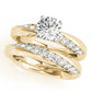 Swirl Prong-In-Channel Engagement Ring