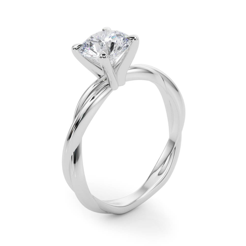 Twisted Shank Engagement Rings