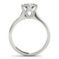 Single Row Prong Set Engagement Ring