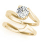 Bypass Solitaire Engagement Ring