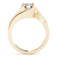 Bypass Solitaire Engagement Ring