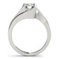 Bypass Solitaire Engagement Ring