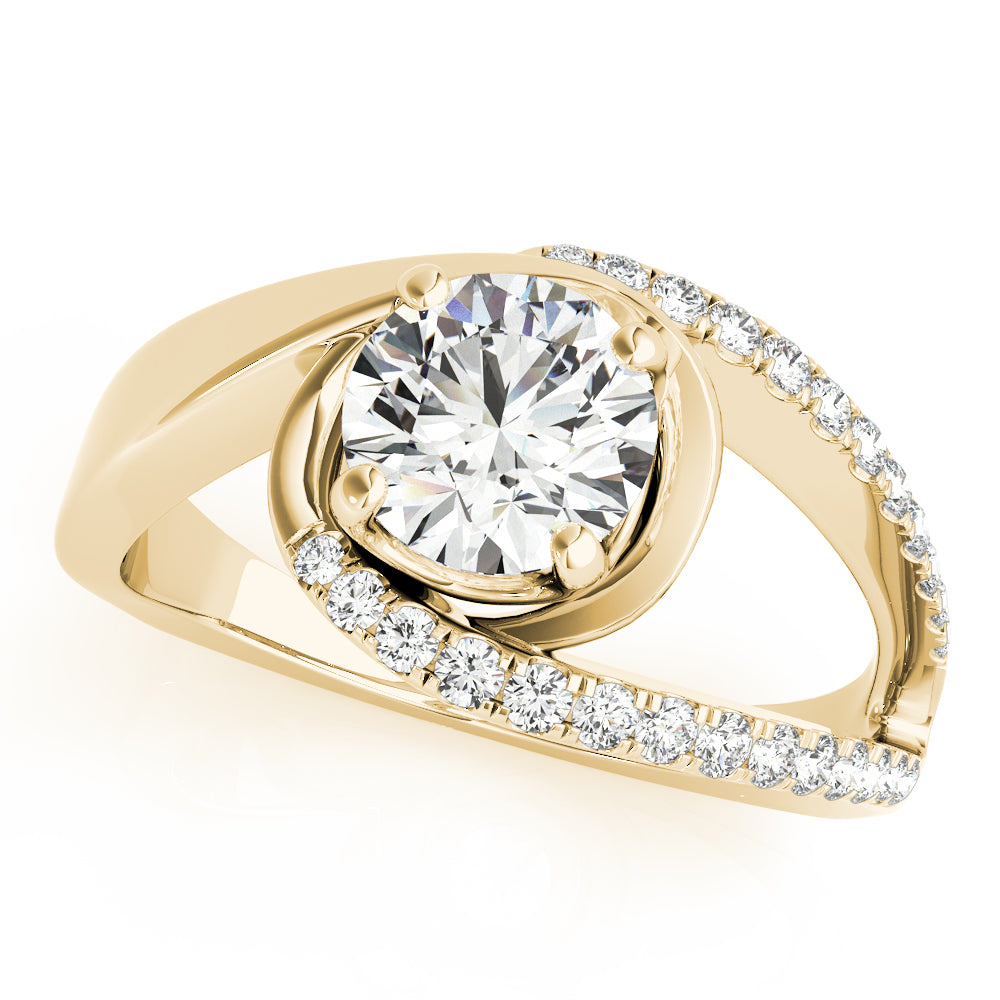 ENGAGEMENT RINGS BYPASS EURO SHANK