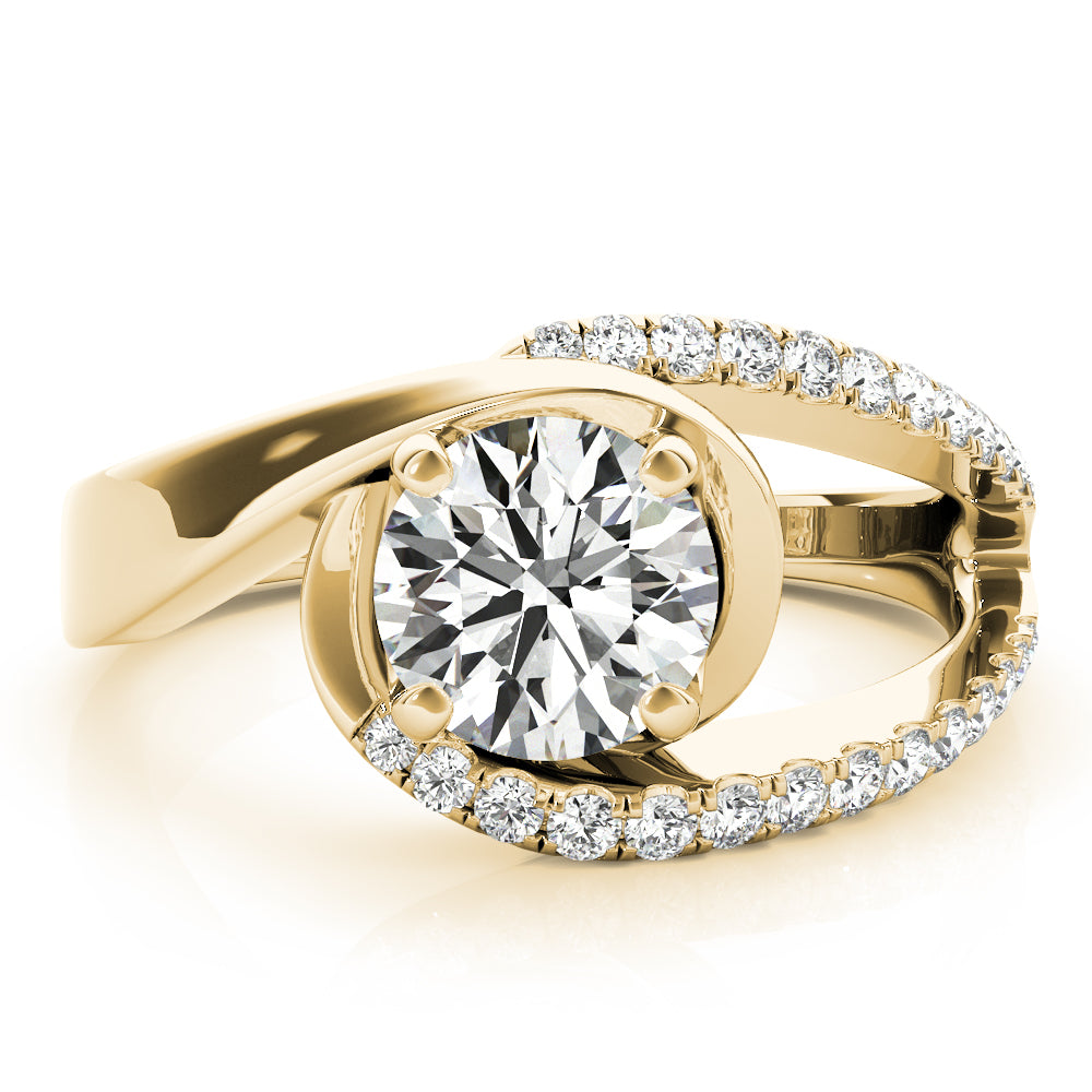 ENGAGEMENT RINGS BYPASS EURO SHANK