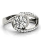 ENGAGEMENT RINGS BYPASS EURO SHANK