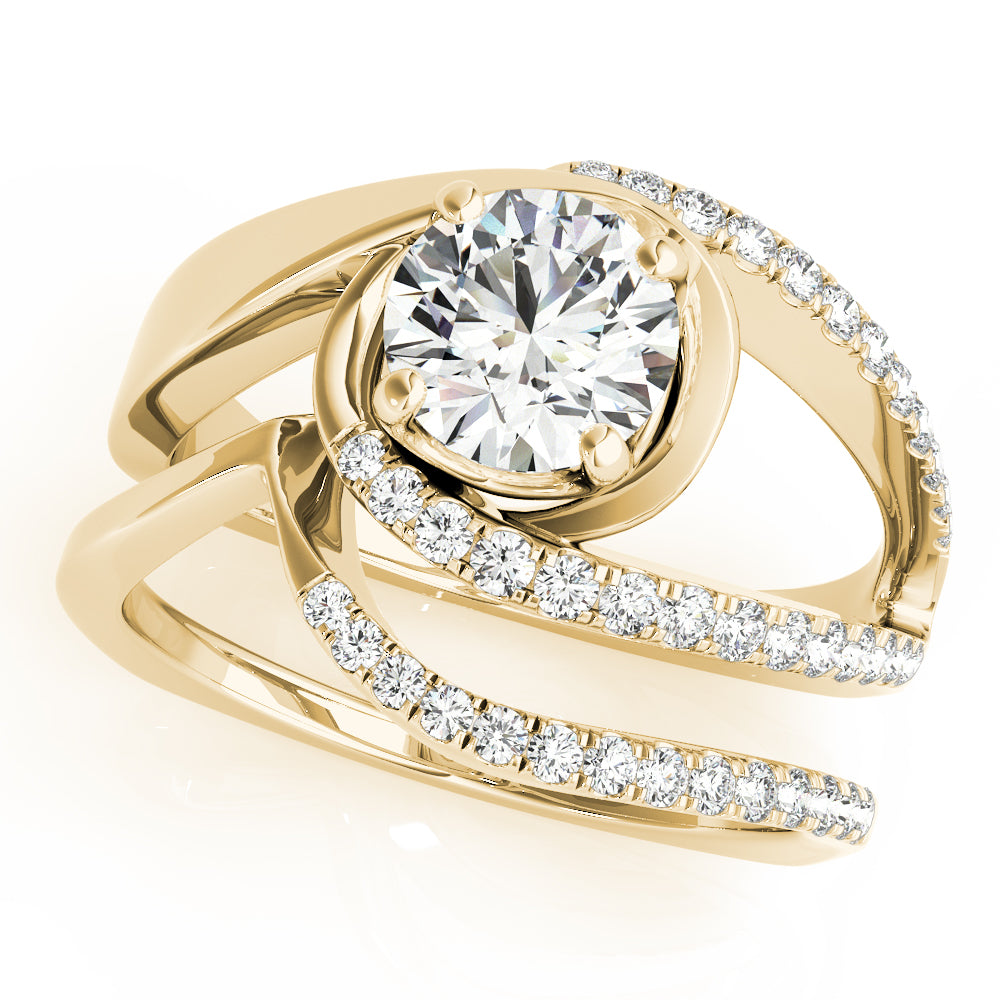 ENGAGEMENT RINGS BYPASS EURO SHANK