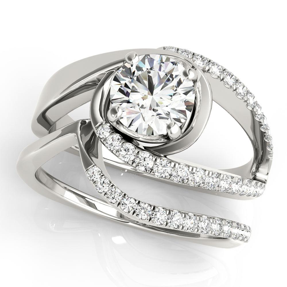 ENGAGEMENT RINGS BYPASS EURO SHANK