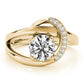 Bypass Single Row Engagement Ring