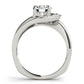 Bypass Single Row Engagement Ring