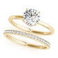 Round Hidden Halo Engagement Ring
