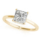 Square & Princess Cut Hidden Halo Engagement Ring