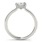Square & Princess Cut Hidden Halo Engagement Ring