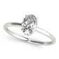 Hidden Halo Oval Engagement Ring