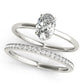 Hidden Halo Oval Engagement Ring
