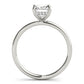 Emerald Cut Hidden Halo Engagement Ring