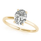 Oval Hidden Halo Engagement Ring