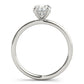 Oval Hidden Halo Engagement Ring
