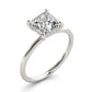 Solitaire Princess-Cut Engagement Rings