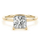 Solitaire Princess-Cut Engagement Rings