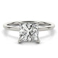 Solitaire Princess-Cut Engagement Rings
