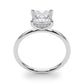 Solitaire Princess-Cut Engagement Rings