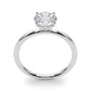 Hidden Halo Engagement Ring, Round