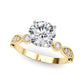 Vintage Inspired Milgrain Engagement Ring