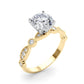 Vintage Inspired Milgrain Engagement Ring